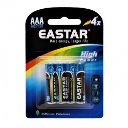 Baterie Eastar R3 - AAA 1,5V Alcalina High Performance - BL/4Buc Baterie Eastar R3 - AAA 1,5V Alcalina High Performance - BL/4Buc