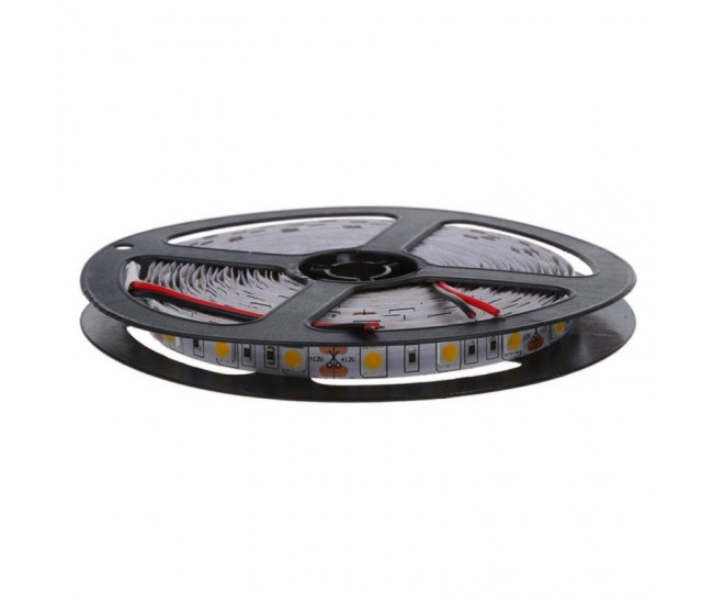 Banda Led 5050 - 12V Alb-Cald 60led/m IP20 - Rol/5m