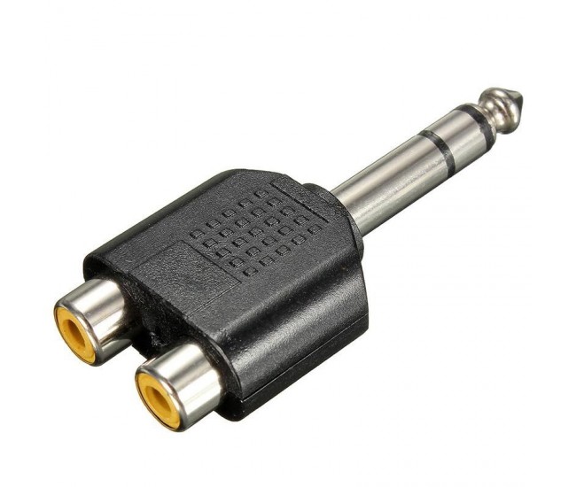 Adaptor Jack 6,3 Tata ST-2 x RCA Mama