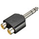 Adaptor Jack 6,3 Tata ST-2 x RCA Mama