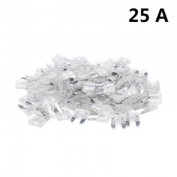 Siguranta Auto 25A, 100buc/set Siguranta Auto 25A, 100buc/set