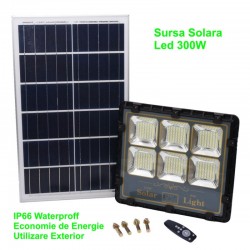 Proiector Led 300W cu Panou Solar Proiector Led 300W cu Panou Solar