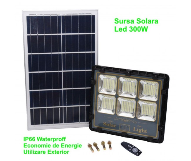 Proiector Led 300W cu Panou Solar