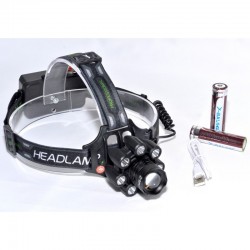 Lanterna de Cap 8 Led + 1 Cob cu Acumulatori BL-T88-8 Lanterna de Cap 8 Led + 1 Cob cu Acumulatori BL-T88-8