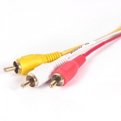 Cablu Scart 21 Pini-3 RCA/1,5m Cablu Scart 21 Pini-3 RCA/1,5m
