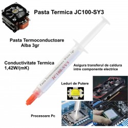 Pasta Termoconductoare JC100-SY3 / Alba 3gr Pasta Termoconductoare JC100-SY3 / Alba 3gr