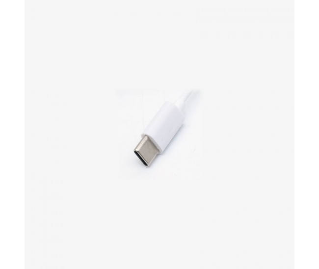Casti USB-C cu Microfon, Fara Dopuri, Albe CY-C20
