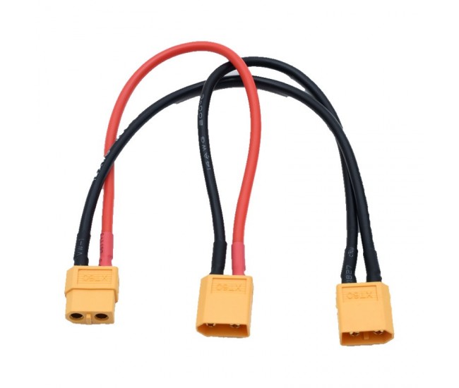 Cablu Adaptor XT60 1 Mama la 2 Tata in Serie, 20 cm