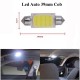 Led Auto 39mm Cob, Lumina Alba, 2buc/set