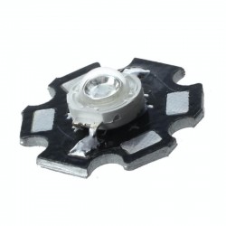 Led SMD 1W cu Radiator, Lumina Alb-Rece 6500K Led SMD 1W cu Radiator, Lumina Alb-Rece 6500K