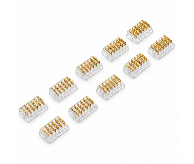 Conector pentru Imbinare Fire 20-22AWG 6 Pini Wire to Wire Set 10 Buc DALBI YH22-6P