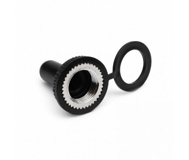 Capac de Protectie Negru pentru Intrerupator cu Maneta, cu Filet Metalic