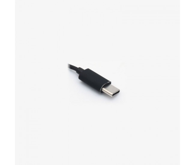Casti USB-C cu Microfon, In-Ear, Negre CY-C24