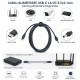 Cablu Alimentare USB-C Tata la DC 5.5x2.1mm pentru Router, LED si CCTV 2m