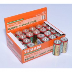 Baterie Toshiba Heavy-Duty R14 C, 24buc/Cut Baterie Toshiba Heavy-Duty R14 C, 24buc/Cut