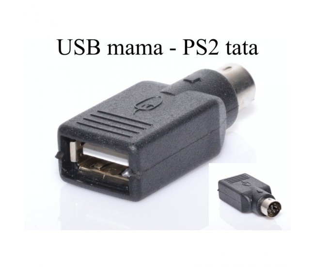 Adaptor USB mama - PS2 tata