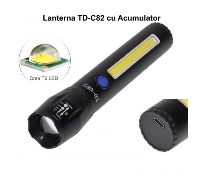 Lanterna TD-C82-5W cu Acumulator