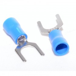 Papuc Electric tip Furca ø 6mm Albastru ,100B/Set Papuc Electric tip Furca ø 6mm Albastru ,100B/Set