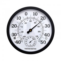 Termometru Rotund -40+50°C cu Higrometru 0-100RH - TH9250P Termometru Rotund -40+50°C cu Higrometru 0-100RH - TH9250P