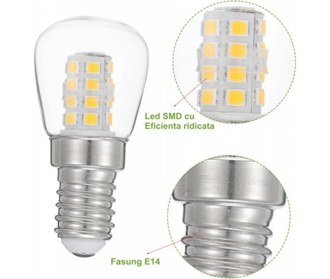Bec de Frigider cu Led 3W / E14