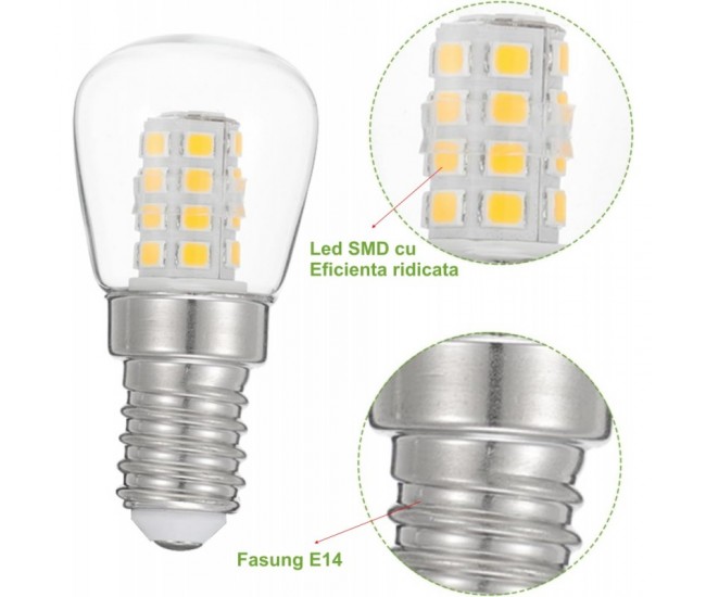 Bec de Frigider cu Led 3W / E14