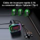 Modulator FM Auto cu Bluetooth 5.0 / MP3 Player Multifunctional HM15