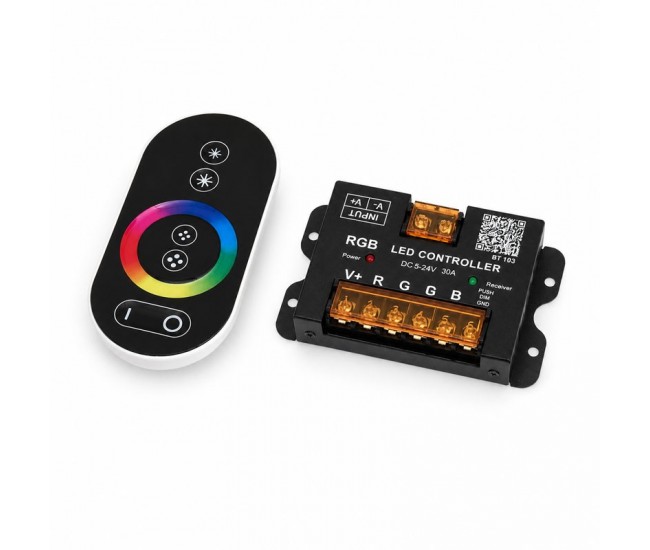 Controler LED RGB 5-24V 30A Bluetooth pentru Banda LED RGB BT103