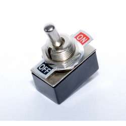 Intrerupator Basculant ON-OFF / 2P Metal, 2A-250V Intrerupator Basculant ON-OFF / 2P Metal, 2A-250V