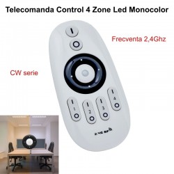 Telecomanda Controller 4 Zone Led Monocolor CCT - 2,4Ghz