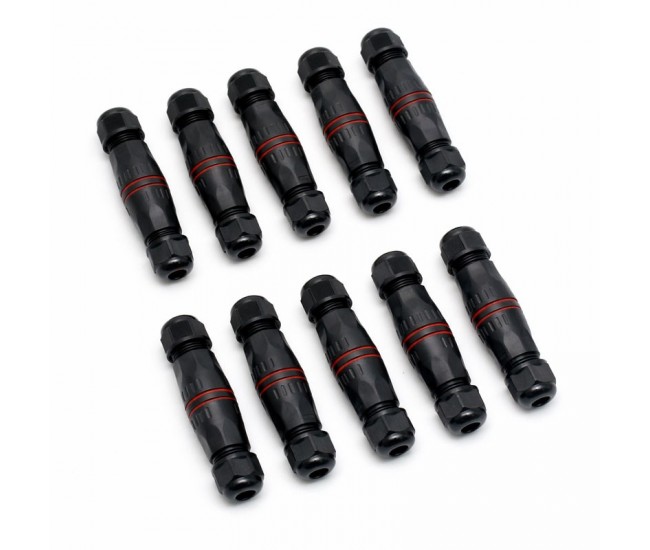 Conector Electric Etans M20 IP68, 2 Pini Waterproof pentru Sisteme Solare si Led (set 10buc)