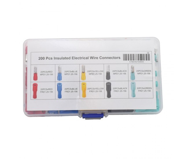 Papuci Electrici tip Pini Terminali Mama - Tata, 200buc / Set
