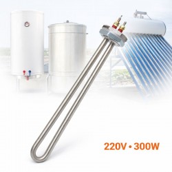 Rezistenta electrica din inox 300W - 220V AC pentru boiler si panou solar nepresurizat - DALBI