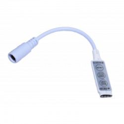 Mini Controler Led RGB cu Mufa DC Mini Controler Led RGB cu Mufa DC