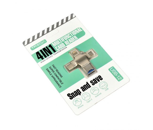 Cititor de Carduri 4 in 1 Multifunctional Transfer Rapid / USB-12