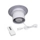 Ventilator Rotund de Baie A100 - 5W cu Clapeta Automata si Telecomanda Programatoare - IPX2