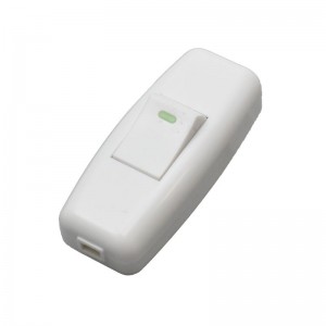 Intrerupator pe Fir 10A / 250V Alb