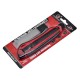 Cutter Profesional Ergonomic cu lama Neagra 18mm si Rezerva
