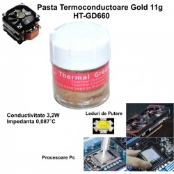 Pasta Termoconductoare Gold 11g / HT-GD660 Pasta Termoconductoare Gold 11g / HT-GD660