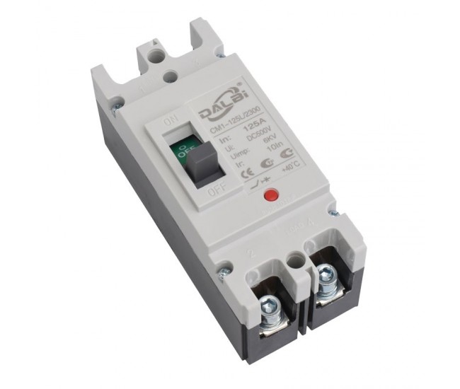 Intrerupator de Circuit Solar MCCB 2P-125A / 500V DC