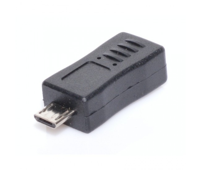 Adaptor Micro USB tata la Mini USB mama