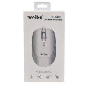 Mouse Optic Dual Mode Bluetooth & Wireless RF - 6400 Weibo / 3200DPI