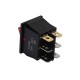 Comutator IRS 20A Led Rosu/Rosu 6P - 250V / KCD6