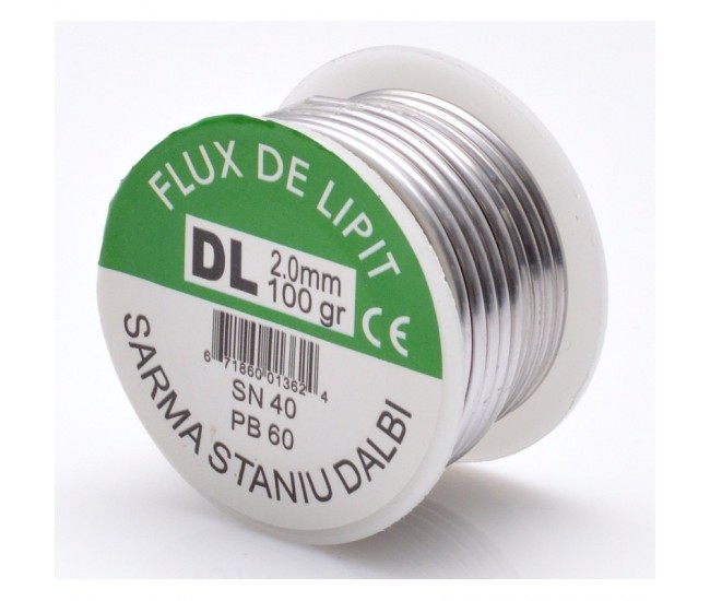 Fludor cu Pasta (flux de lipit) la Rola 100g 2mm SN40/PB60