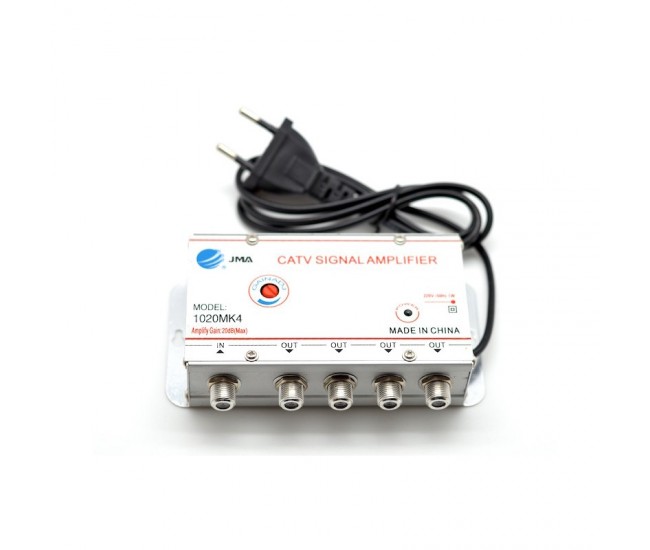 Amplificator Semnal Tv 4 cay - 20dB