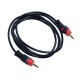 Cablu Jack 3,5mm Tata-Tata, Rosu/Negru 1,5m Q