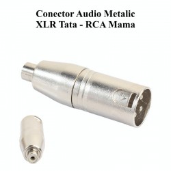 Conector Audio XLR Tata-RCA Mama Conector Audio XLR Tata-RCA Mama