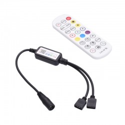 Controler RGB 24 Taste cu 2 ieșiri și Magic Smart - 144W Controler RGB 24 Taste cu 2 ieșiri și Magic Smart - 144W