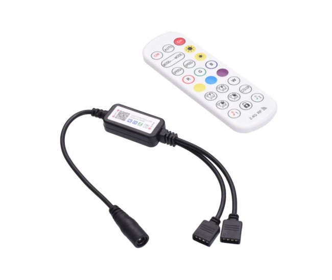 Controler RGB 24 Taste cu 2 ieșiri și Magic Smart - 144W