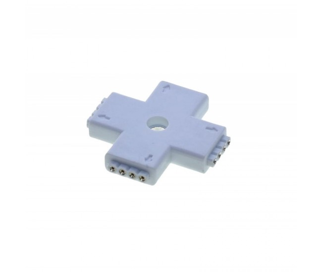 Conector Cruce de Banda Led RGB