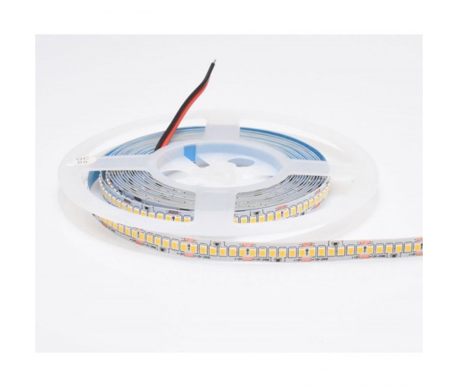 Banda Led 12V Interior IP20- 240led/m, Alb-Cald 3000K, Rola/5m